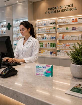 Imagem de Leflora Probiótico 20Bi 300mg Airela - 30 Cápsulas