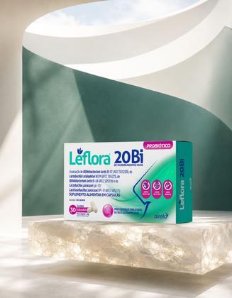 Imagem de Leflora Probiótico 20Bi 300mg Airela - 30 Cápsulas