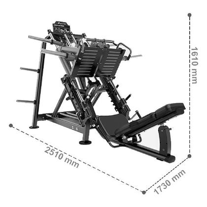 Imagem de Leg Press 45 Unilateral Carga Livre Linha Platinum LTBL14 LuminaFIT