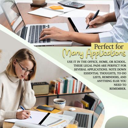 Imagem de Legal Pads Enday 21,6 x 27,9 cm (pacote com 12) 50 folhas por bloco