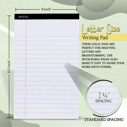 Imagem de Legal Pads Enday 21,6 x 27,9 cm (pacote com 12) 50 folhas por bloco