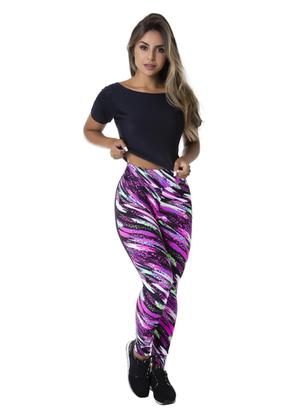 Imagem de Legging DLK com Estampa de Onça Colorida