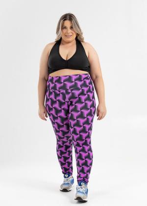 Imagem de Legging Estampada Plus Size de Suplex 
