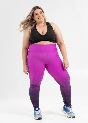 Imagem de Legging Estampada Plus Size de Suplex 