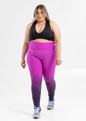 Imagem de Legging Estampada Plus Size de Suplex 