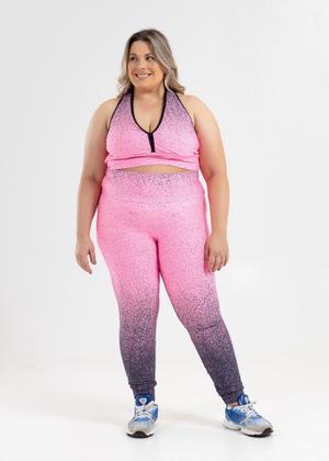 Imagem de Legging Estampada Plus Size de Suplex 
