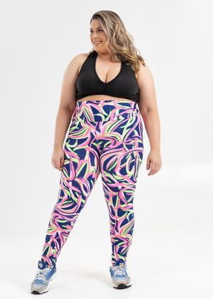 Imagem de Legging Estampada Plus Size de Suplex 