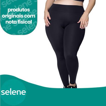 Imagem de Legging Feminina Básica Cintura Alta Plus Size Tamanhos X1 X2 X3 Selene