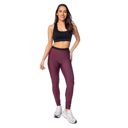 Imagem de Legging Feminina Fila Train Elastic V Slim Flow Vinho