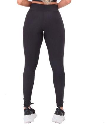 Imagem de Legging Lisa Cos Alto Suplex Feminino/masculino Ginástica