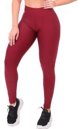 Imagem de Legging Lisa Cos Alto Suplex Feminino/masculino Ginástica