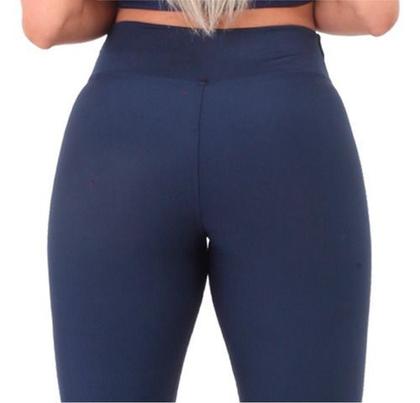 Imagem de Legging Lisa Cos Alto Suplex Feminino/masculino Ginástica