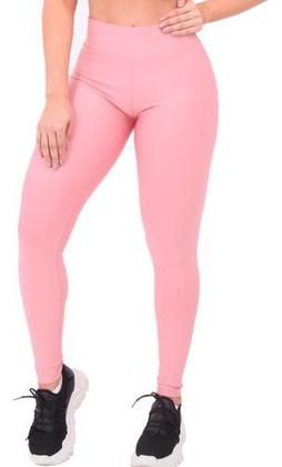 Imagem de Legging Lisa Cos Alto Suplex Feminino/masculino Ginástica