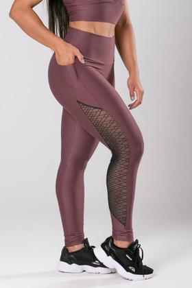 Imagem de Legging Lusty Bolso Tela Wave Ebano