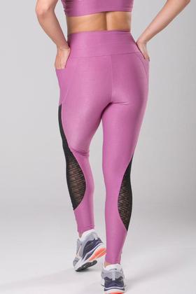 Imagem de Legging Lusty Bolso Tela Wave Lilaz