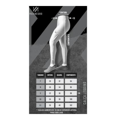 Imagem de Legging Mar Negro Sport - Chumbo
