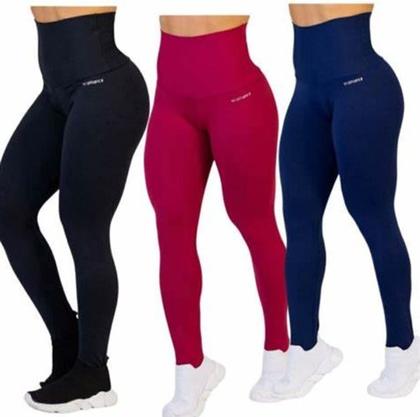 Imagem de Legging Romance Cós Duplo Compressão Perfeita Cintura Alta - Modelo Legging Sul