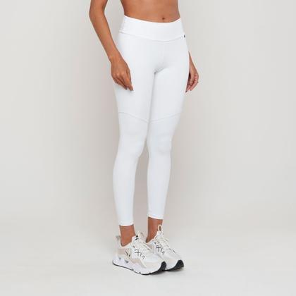 Imagem de Legging Vibs Fitness Feminina Branco Com Forro