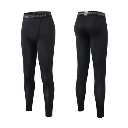 Imagem de Leggings De Compressão Masculinas Cool Dry Para Corrida, Shorts Esportivos Para Treino