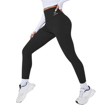 Imagem de Leggings de Yoga Femininas de Cintura Alta - Levantamento de Bunda - Calças Térmicas para Corrida