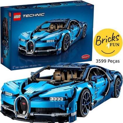 Lego 42083 Technic - Bugatti Chiron 3599 Peças - Brinquedos de