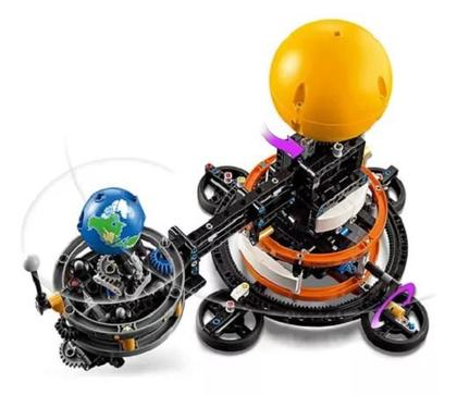 Imagem de Lego 42179 Technic Space Planeta Terra E Lua Em Órbita  526 peças