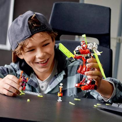 Lego 71707 Ninjago - O Jato Robô Do Kai 217 peças - Brinquedos de