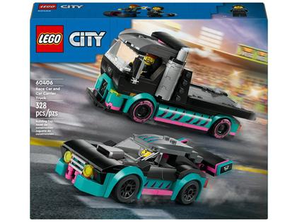 Imagem de LEGO City Carro de Corrida e Caminhão-Cegonha