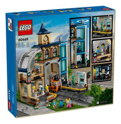 Imagem de Lego City Estacao De Trem Central 752 Pecas 60469