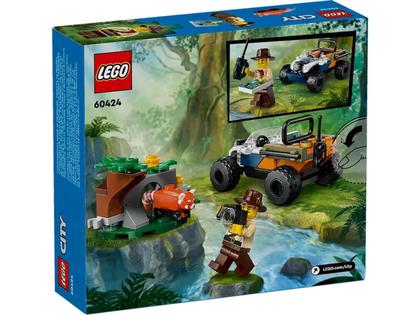 Imagem de Lego City Explorador Selva Missão Panda Vermelho 92 Pç 60424