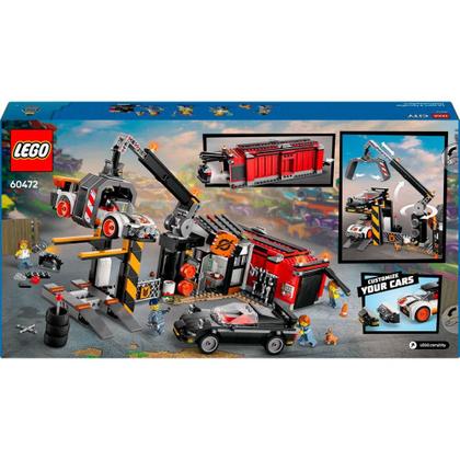 Imagem de LEGO City Ferro-Velho Com Carros 871 Peças 60472