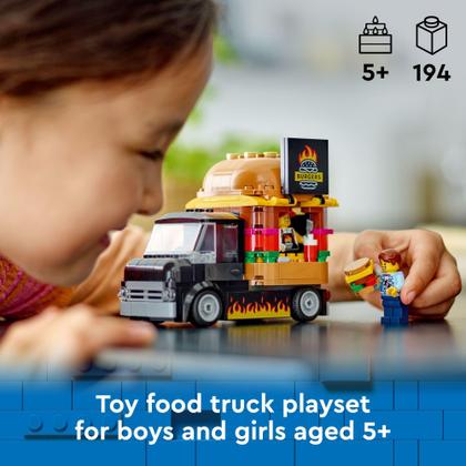 Imagem de LEGO City Food Truck 60404 - Conjunto de Construção para Crianças (5+)