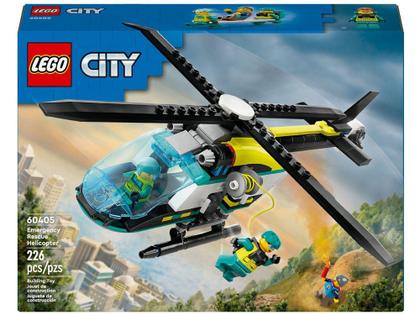 Imagem de LEGO City Helicóptero de Resgate de Emergência - 60405 226 Peças