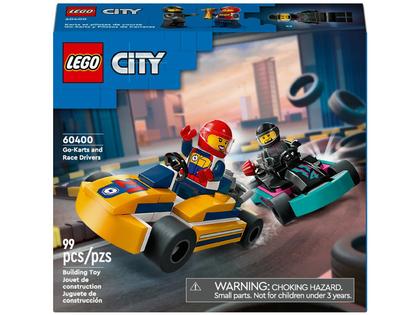 Imagem de Lego City - Karts e pilotos de corrida 60400 - 99 peças