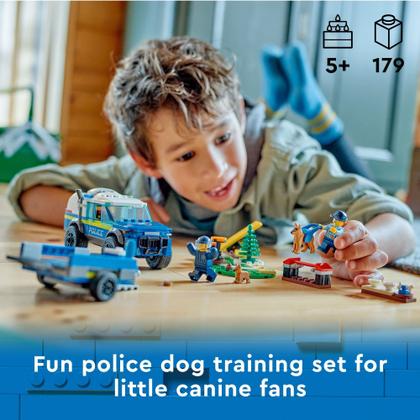 Imagem de LEGO City Mobile Police Dog Training 60369 (197 peças)