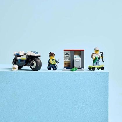 Imagem de Lego CITY Perseguicao com Motocicleta da Policia 60455