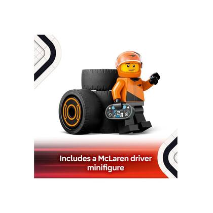 Imagem de Lego City Piloto de F1 com Carro de Corrida da McLaren 60442 - 86 Peças