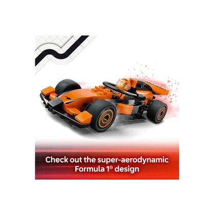 Imagem de Lego City Piloto de F1 com Carro de Corrida da McLaren 60442 - 86 Peças