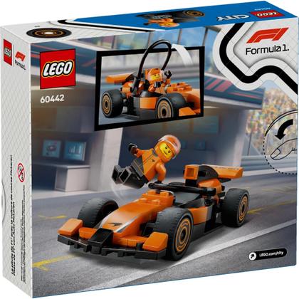 Imagem de Lego City Piloto De F1 Com Carro McLaren 86 Peças - 60442