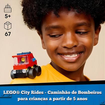 Imagem de Lego City Veiculos Caminhão dos Bombeiros 67 Peças 60482
