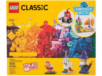 Imagem de LEGO Classic Blocos Transparentes Criativos 4+ 500 Pçs 11013