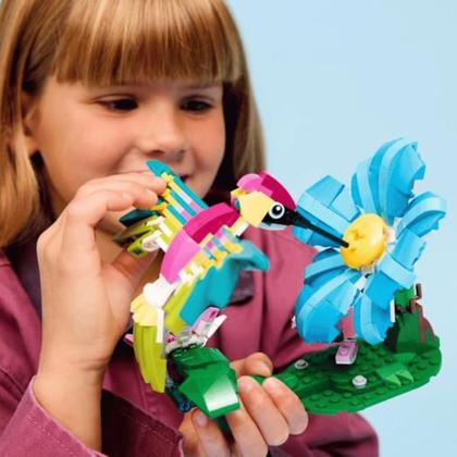 Imagem de LEGO Creator Animais Selvagens Beija-Flor 312 Peças 8+ 31384