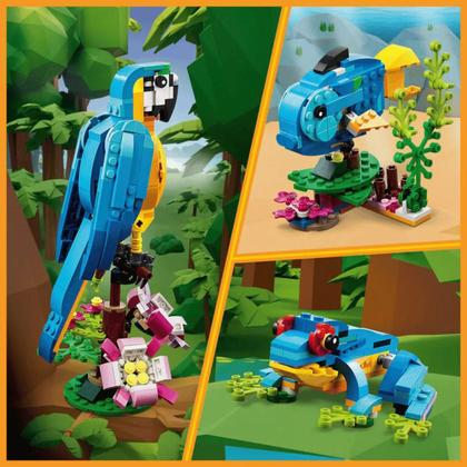 Imagem de Lego Creator Papagaio Exótico 3 Em 1