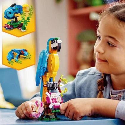 Imagem de Lego Creator Papagaio Exótico 3 Em 1