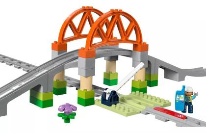 Imagem de Lego Duplo 10426 Pacote Expansão De Ponte E Trilhos De Trem