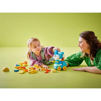 Imagem de Lego Duplo Animais Sobre Roda 3 em 1 10448 com 58 Peças