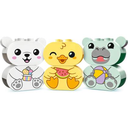 Imagem de Lego Duplo Banho Trem Dos Animais Flutuantes 10965 14Pcs