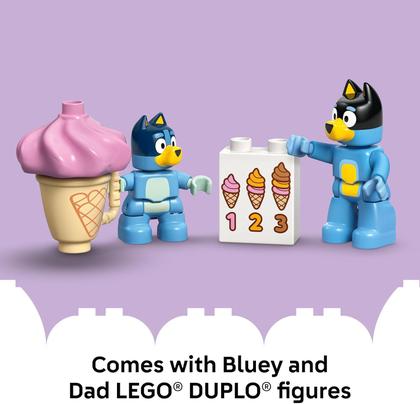Imagem de Lego Duplo Bluey Ida Á Sorveteria Com A Bluey 10458