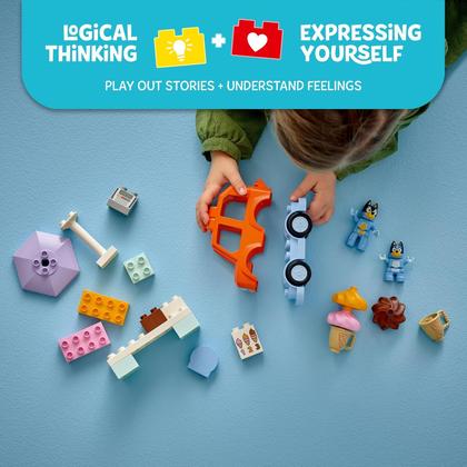 Imagem de Lego Duplo Bluey Ida Á Sorveteria Com A Bluey 10458