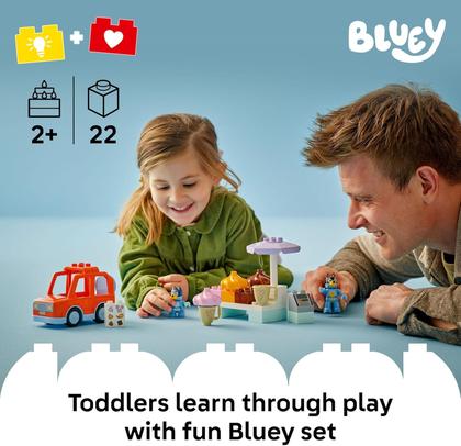 Imagem de Lego Duplo Bluey Ida Á Sorveteria Com A Bluey 10458